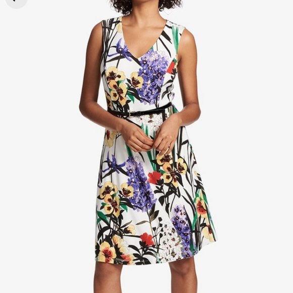 Tommy Hilfiger Dresses & Skirts - BEAUTIFUL FLORAL SLEEVELESS TOMMY HILFIGER DRESS SIZE 6